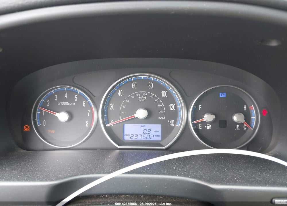 2009 HYUNDAI SANTA FE VIN: 5NMSG13D39H247552