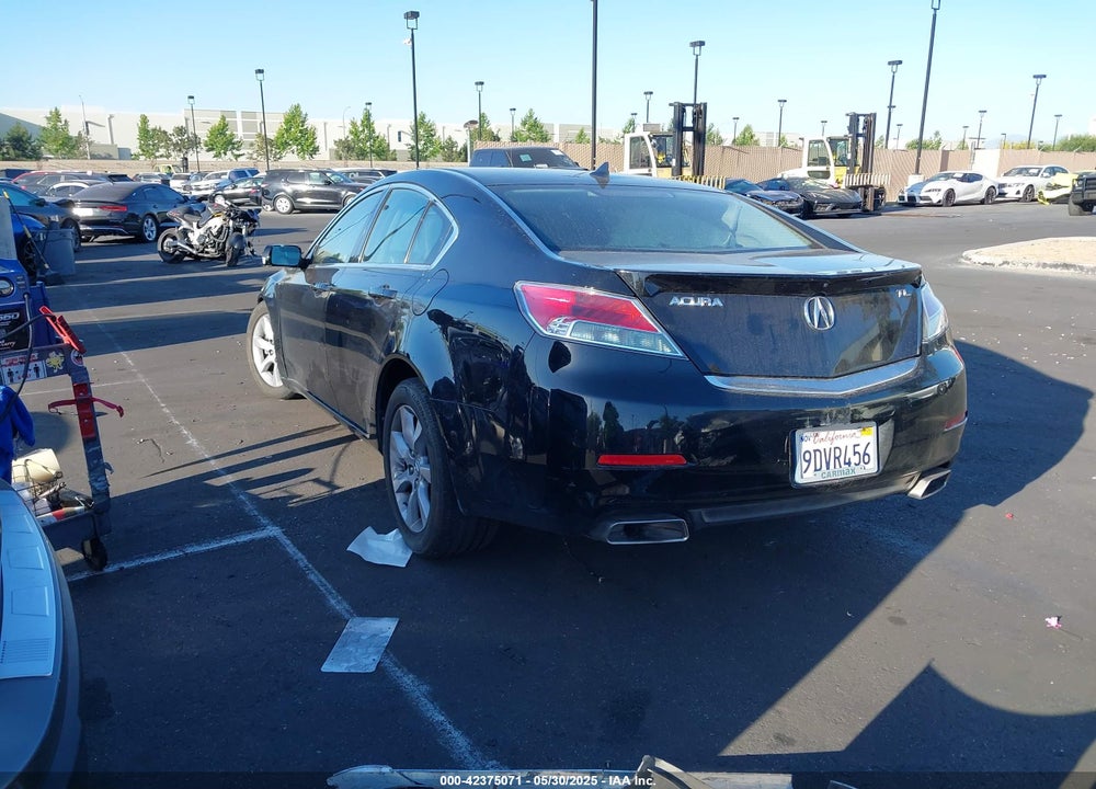 2012 ACURA TL VIN: 19UUA8F53CA001238