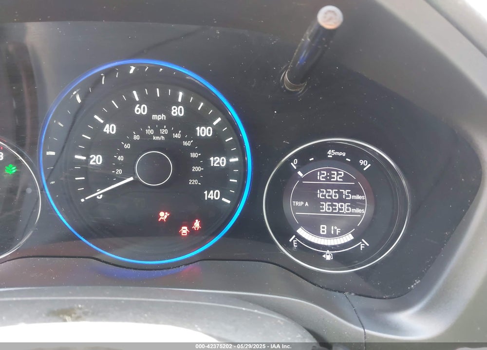 2016 HONDA HR-V VIN: 3CZRU5H56GM736256