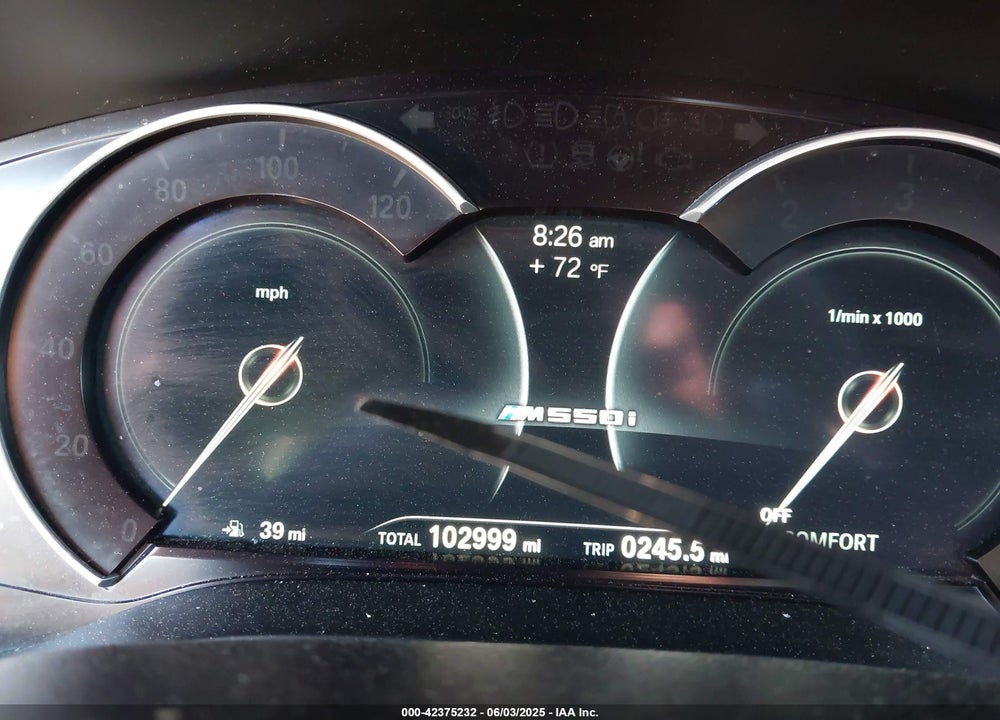 2018 BMW M550I XDRIVE VIN: WBAJB9C52JG463712