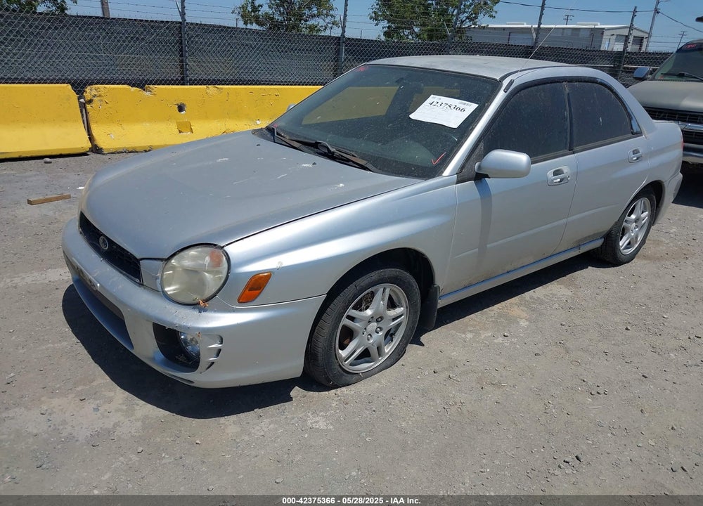 2002 SUBARU IMPREZA 2.5RS VIN: JF1GD67532H501384