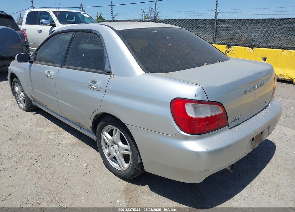 2002 SUBARU IMPREZA 2.5RS VIN: JF1GD67532H501384
