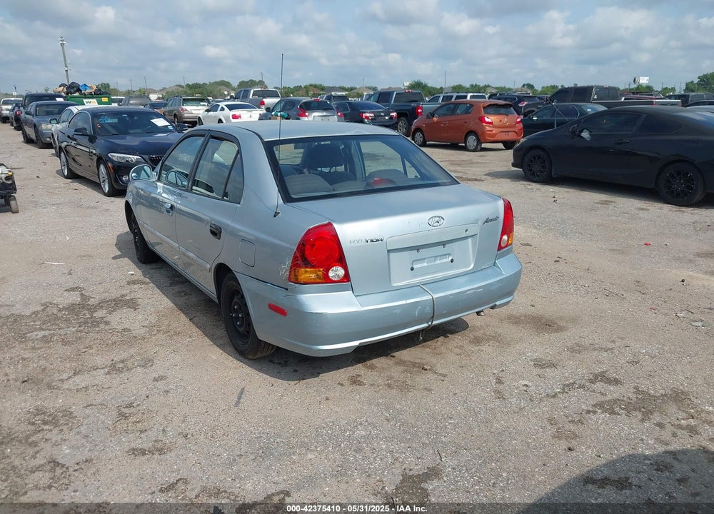 2005 HYUNDAI ACCENT GLS VIN: KMHCG45C35U577765