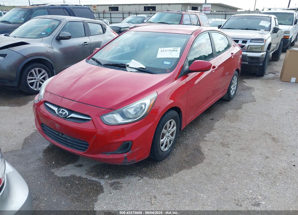 2013 HYUNDAI ACCENT GLS VIN: KMHCT4AE4DU542783