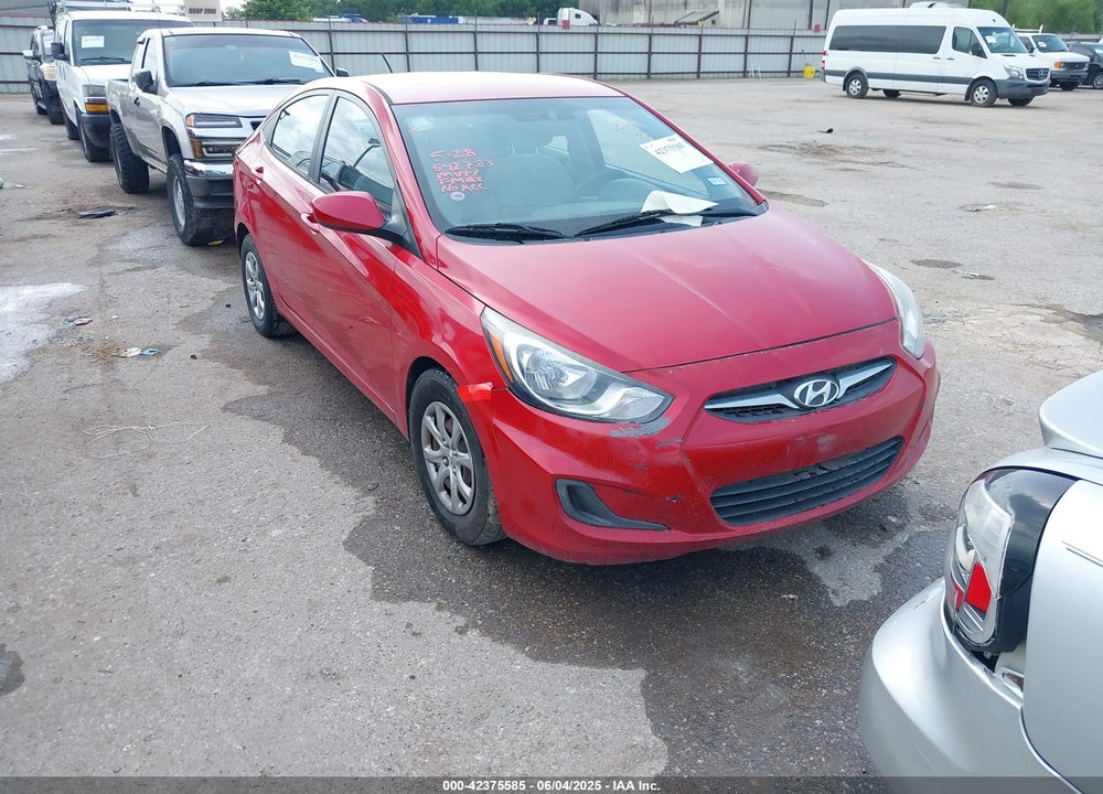 2013 HYUNDAI ACCENT GLS VIN: KMHCT4AE4DU542783