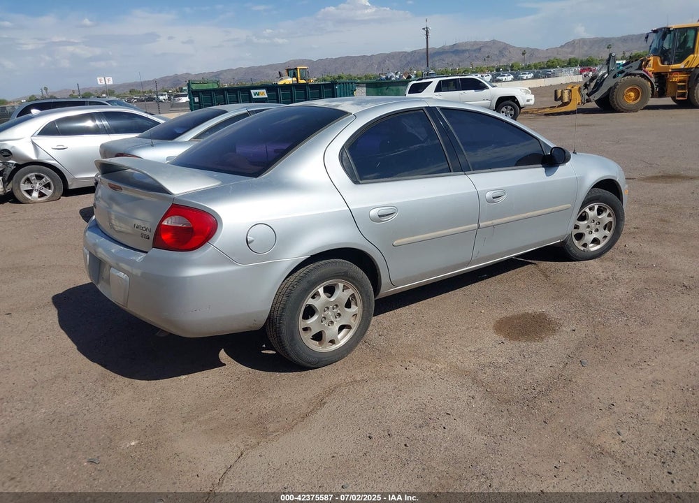 2004 DODGE NEON SXT VIN: 1B3ES56C54D536277