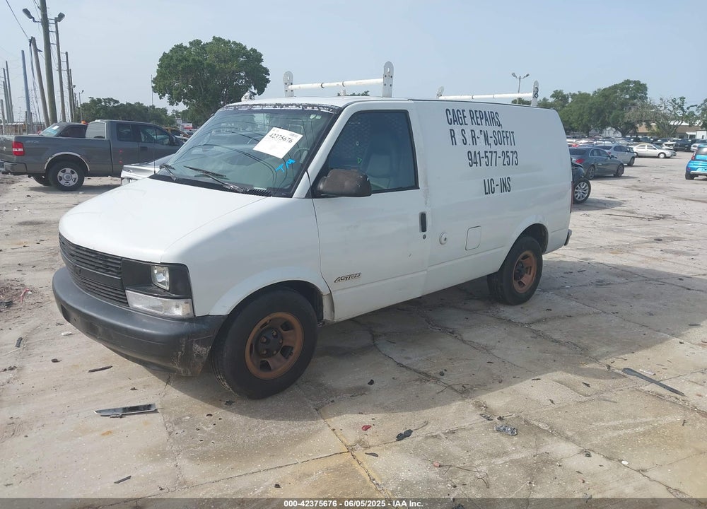 2001 CHEVROLET ASTRO VIN: 1GCDM19W81B141620