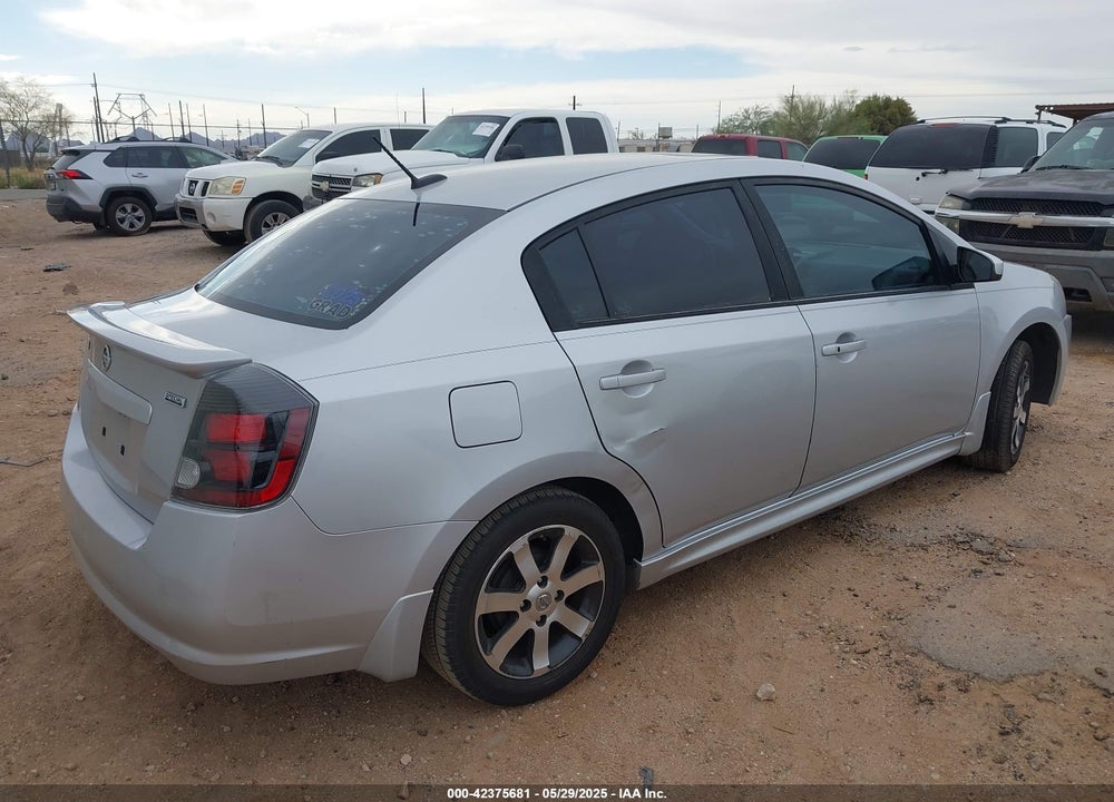 2012 NISSAN SENTRA 2.0 SR VIN: 3N1AB6APXCL735429