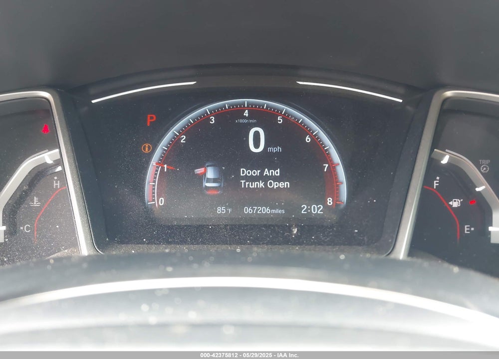 2020 HONDA CIVIC VIN: 2HGFC2F83LH509396