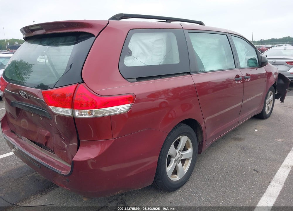 2011 TOYOTA SIENNA BASE V6 VIN: 5TDZK3DC5BS158065