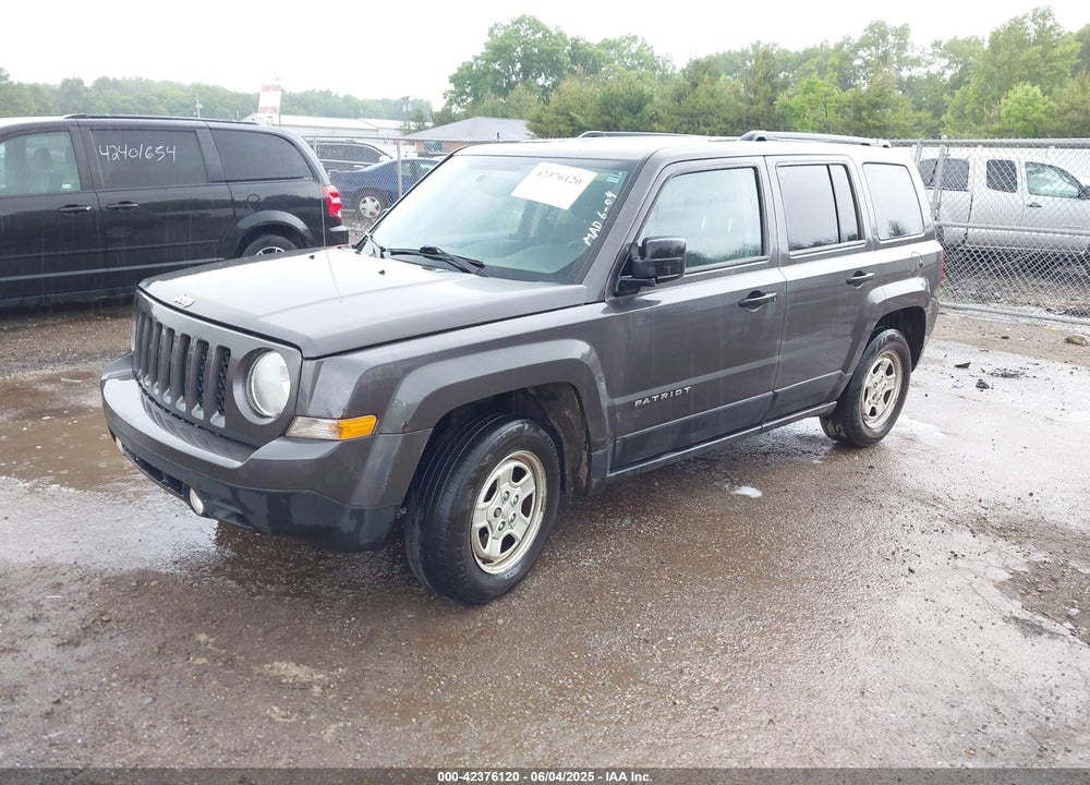 2016 JEEP PATRIOT SPORT VIN: 1C4NJPBA9GD760349