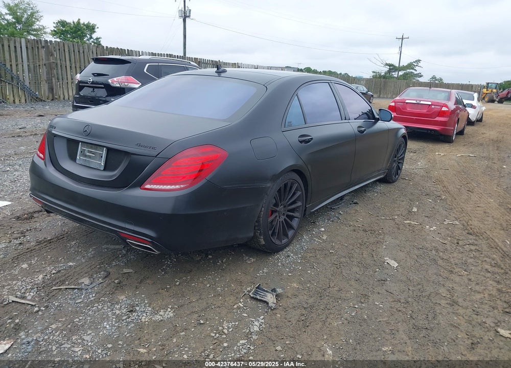 2014 MERCEDES-BENZ S 550 4MATIC VIN: WDDUG8FB7EA035212