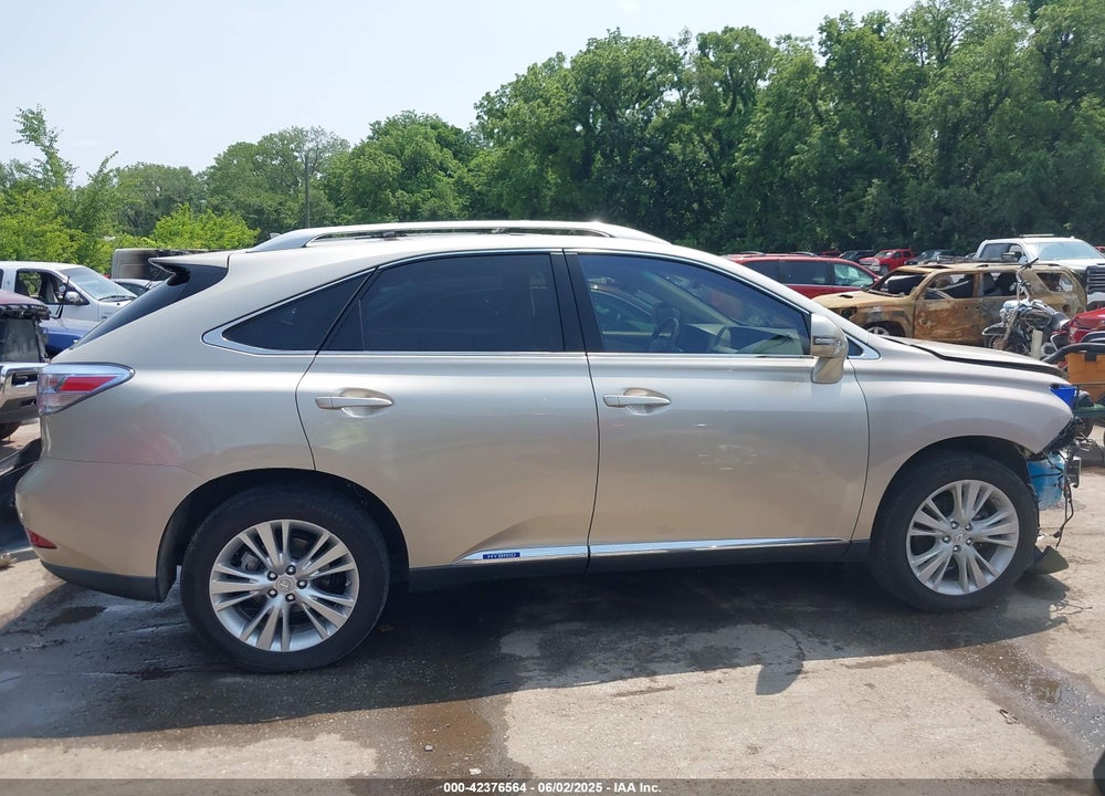 2012 LEXUS RX 450H VIN: JTJBC1BA4C2430180