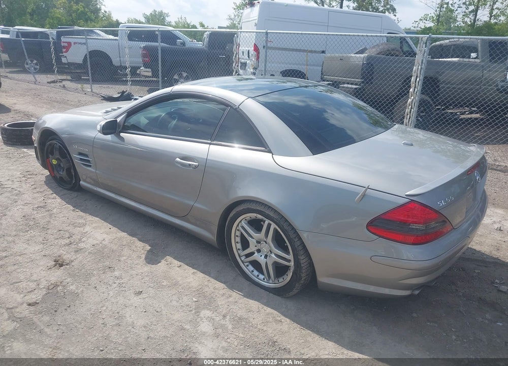 2007 MERCEDES-BENZ SL 55 AMG VIN: WDBSK72F47F134092