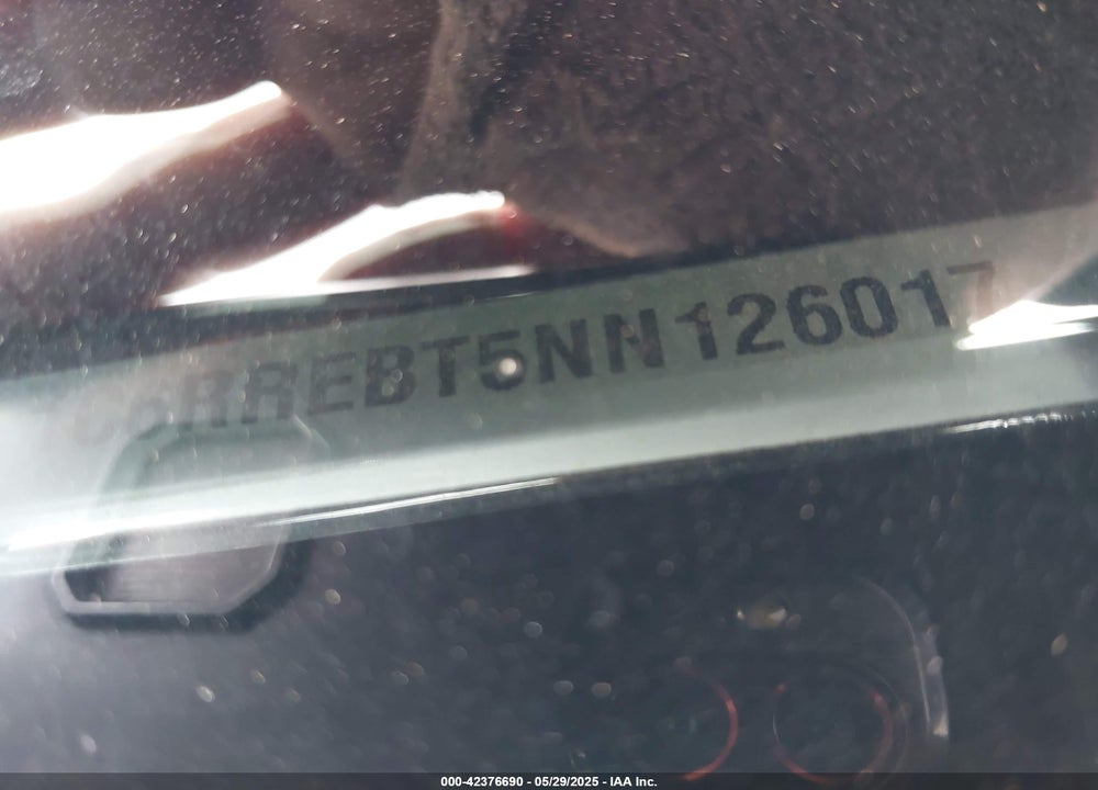 2022 RAM 1500 VIN: 1C6RREBT5NN126017