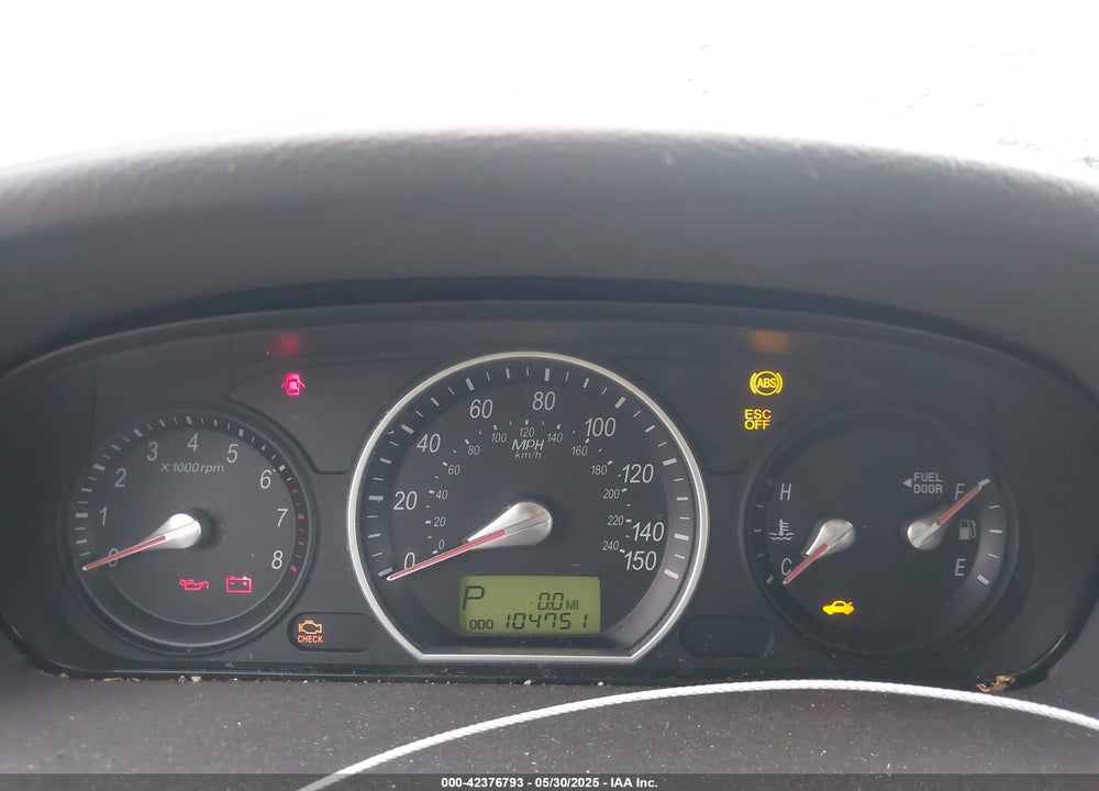 2006 HYUNDAI SONATA GLS VIN: KMHEU46CX6A075483