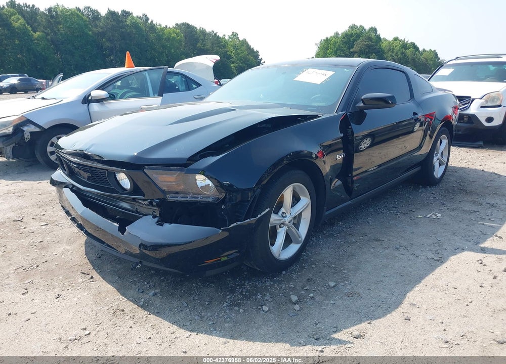 2012 FORD MUSTANG GT VIN: 1ZVBP8CF2C5251013