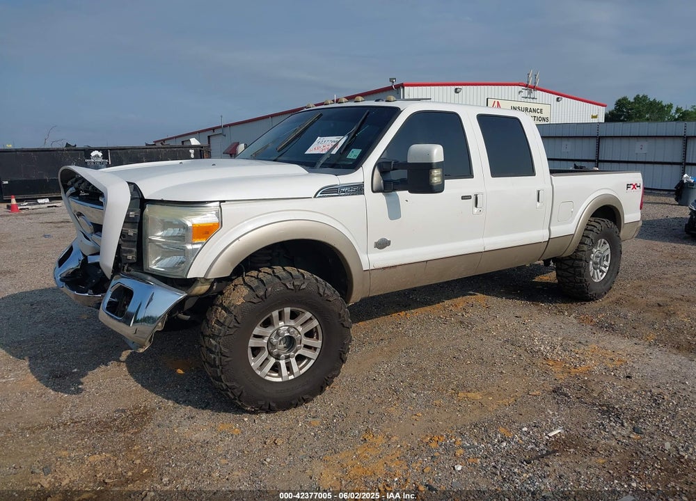2011 FORD F-250 LARIAT VIN: 1FT7W2BT8BEA72702