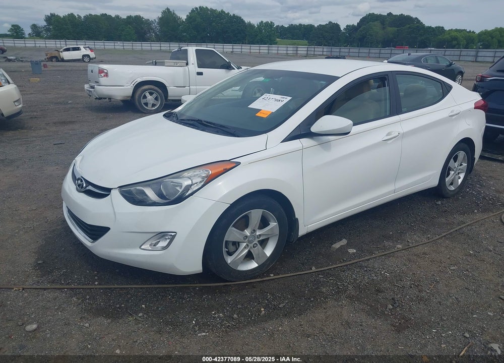 2013 HYUNDAI ELANTRA GLS VIN: 5NPDH4AE9DH167994