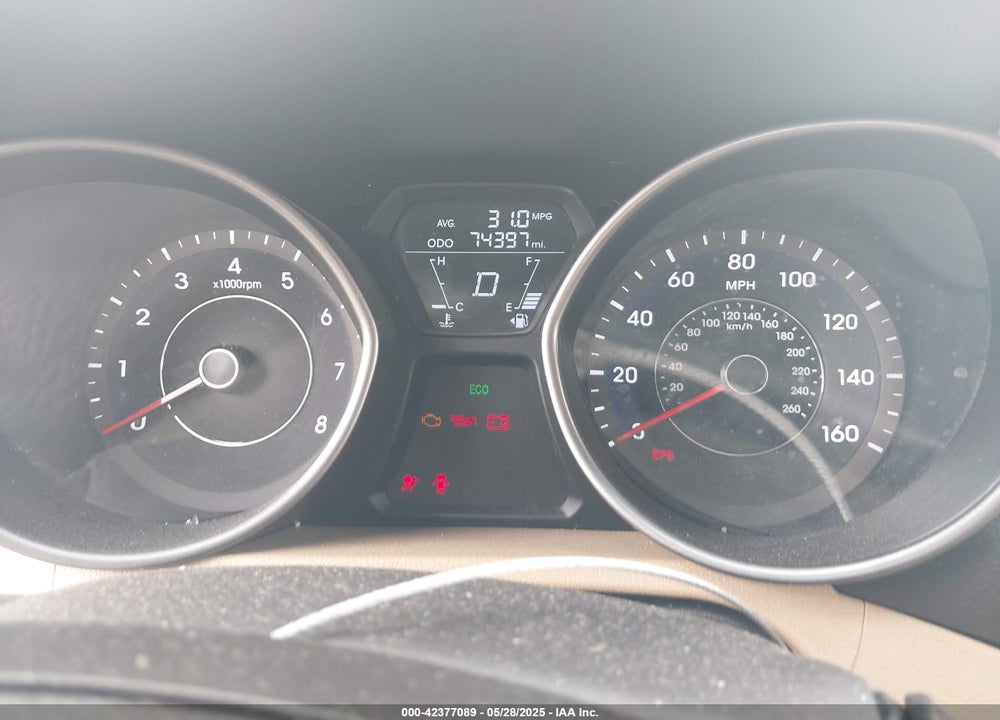 2013 HYUNDAI ELANTRA GLS VIN: 5NPDH4AE9DH167994