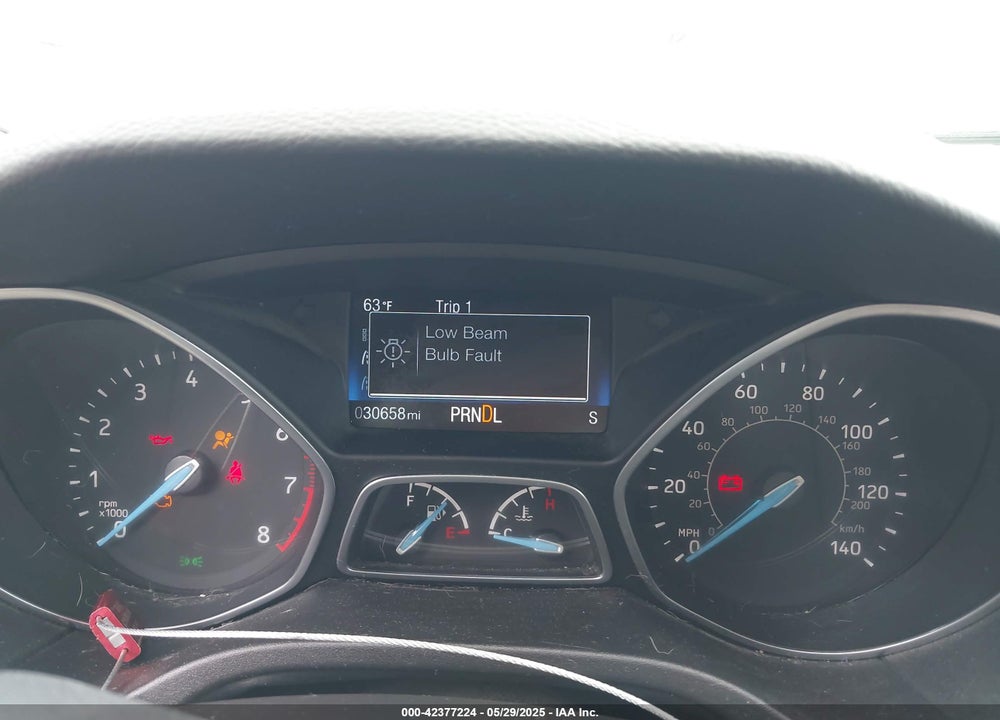 2017 FORD FOCUS VIN: 1FADP3F23HL346826