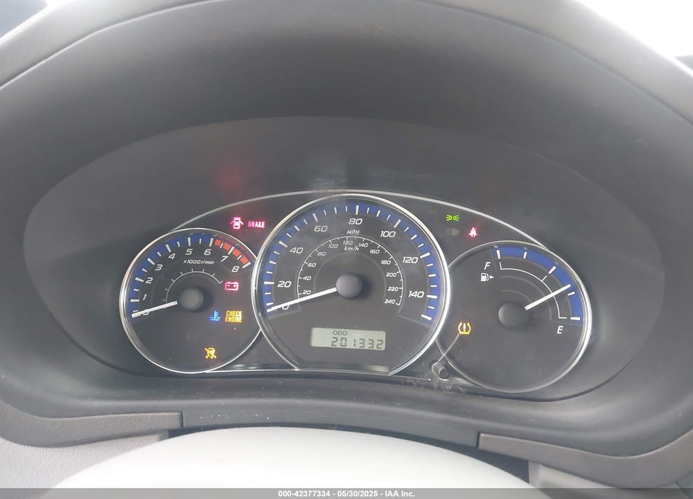 2010 SUBARU FORESTER VIN: JF2SH6AC6AG738103