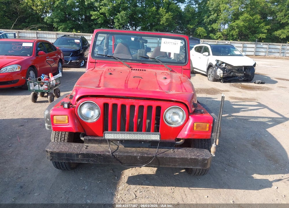 2000 JEEP WRANGLER SE VIN: 1J4FA29P6YP775127