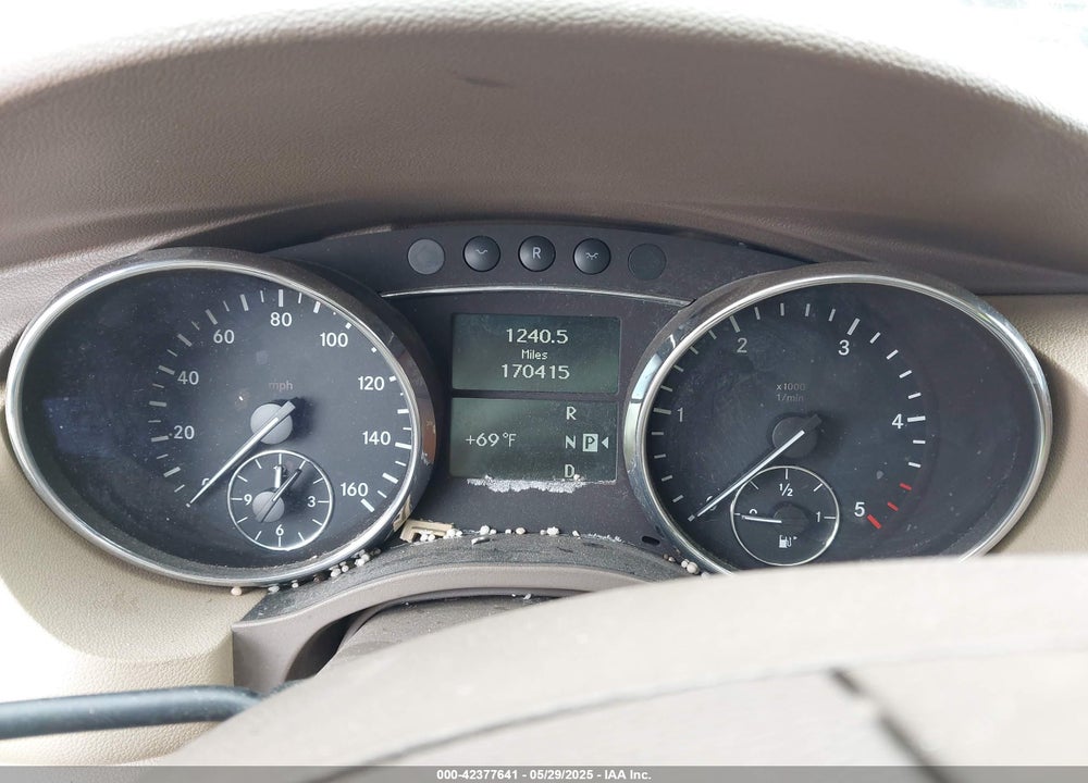 2007 MERCEDES-BENZ R 320 CDI 4MATIC VIN: 4JGCB22E37A042643