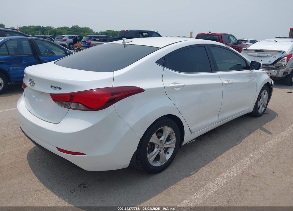 2016 HYUNDAI ELANTRA VALUE EDITION VIN: 5NPDH4AE3GH724824