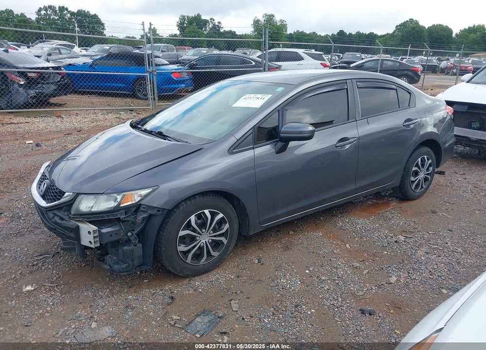 2014 HONDA CIVIC VIN: 2HGFB2F58EH508630