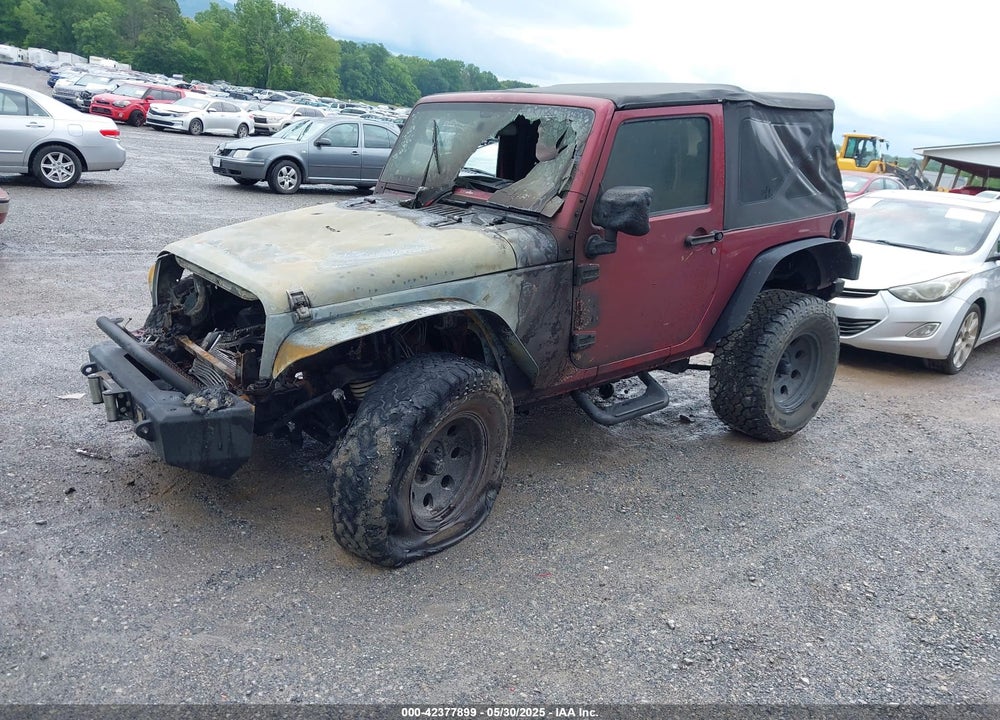 2012 JEEP WRANGLER SPORT VIN: 1C4AJWAG9CL203018