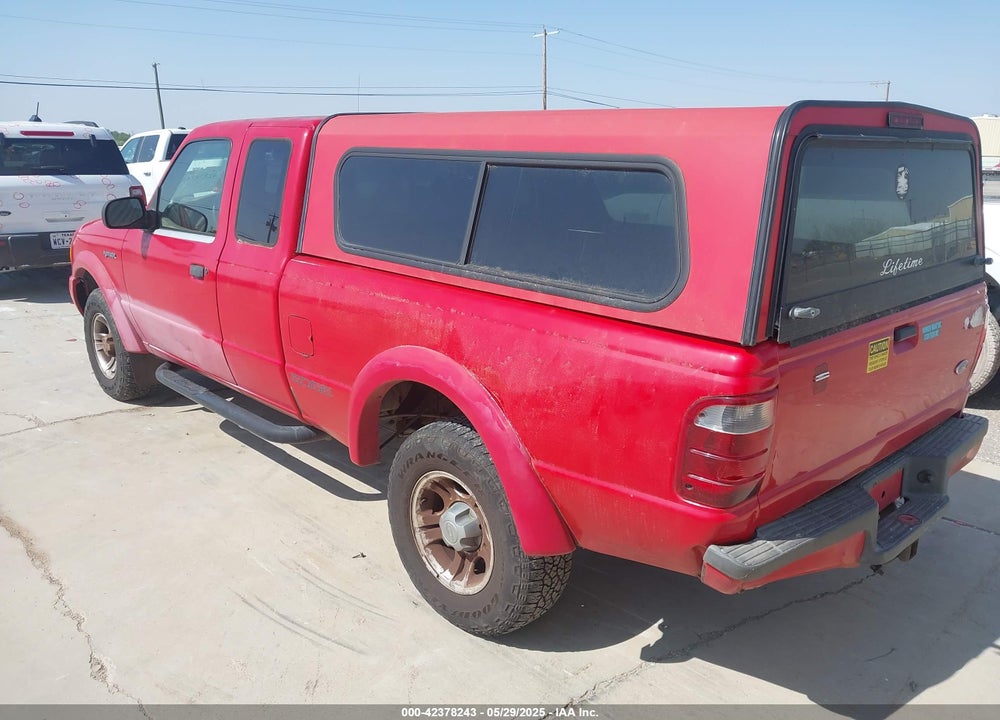 2002 FORD RANGER SUPER CAB VIN: 1FTYR14U82PA08904