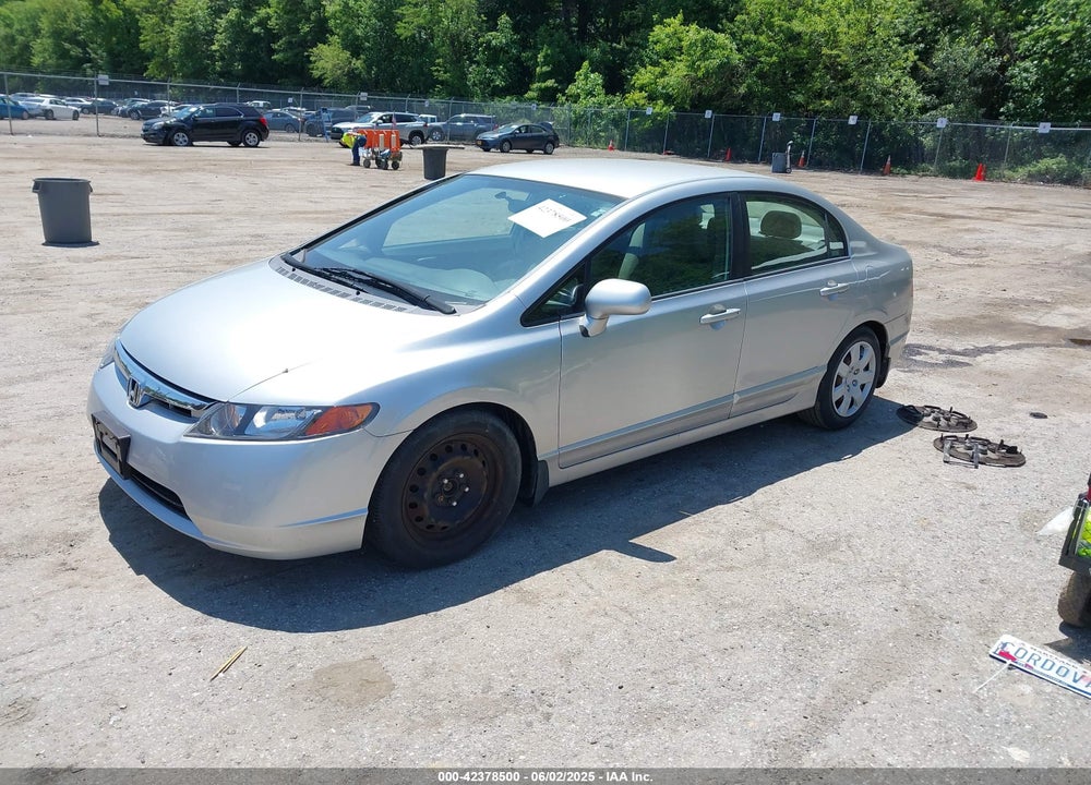 2007 HONDA CIVIC LX VIN: 1HGFA165X7L058904