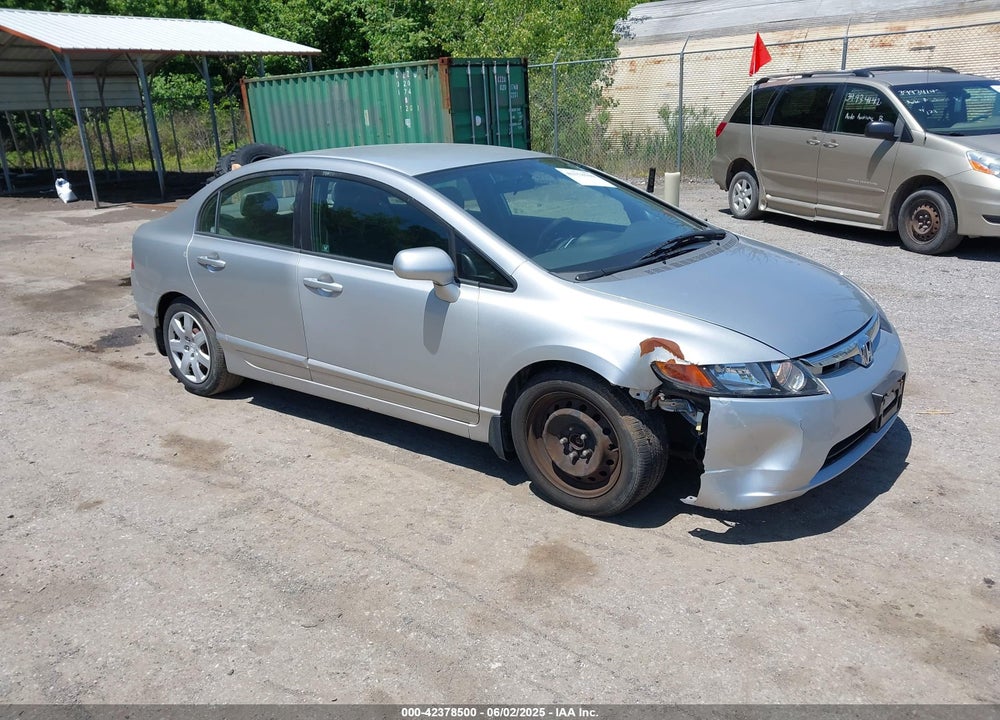 2007 HONDA CIVIC LX VIN: 1HGFA165X7L058904