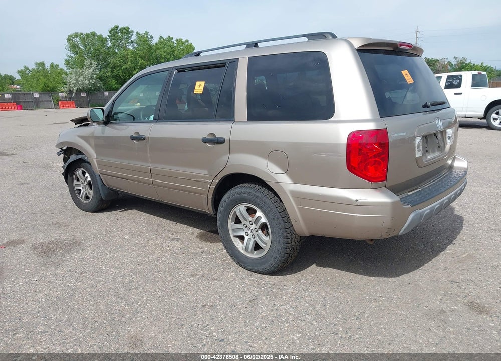 2004 HONDA PILOT EX VIN: 2HKYF18444H504283