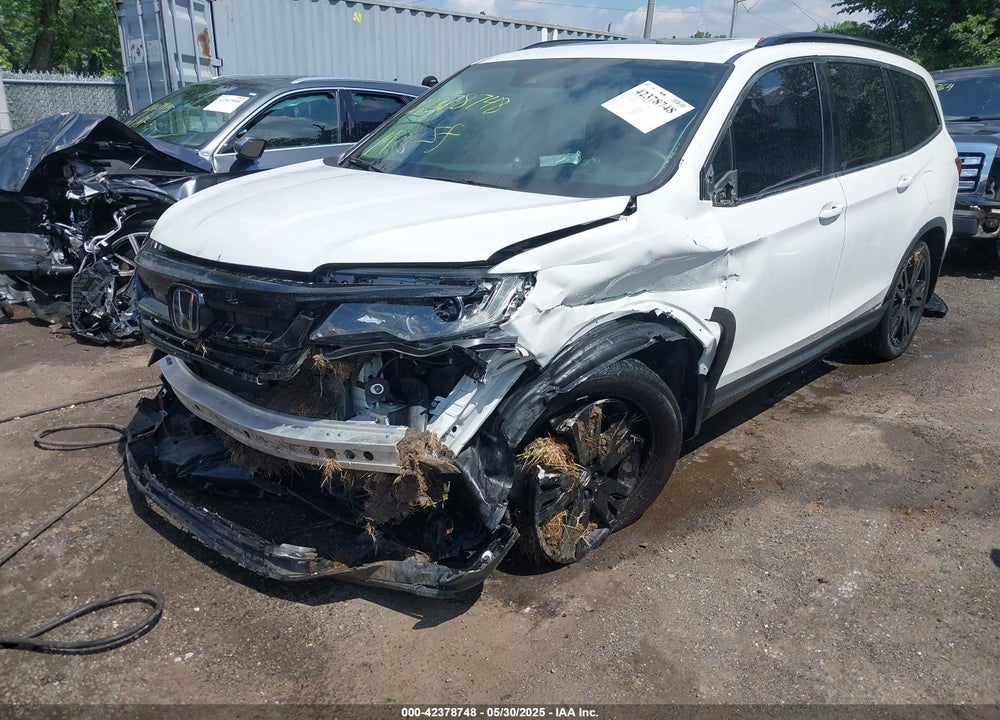 2022 HONDA PILOT VIN: 5FNYF6H25NB067356
