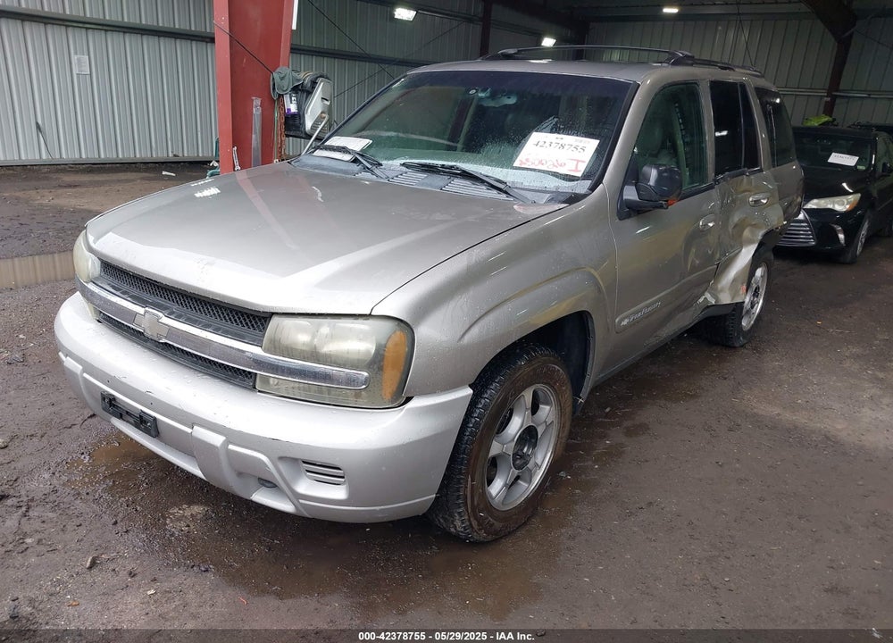 2002 CHEVROLET TRAILBLAZER VIN: 1GNDS13S822136700