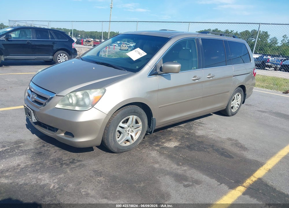 2005 HONDA ODYSSEY EX-L VIN: 5FNRL38735B111376