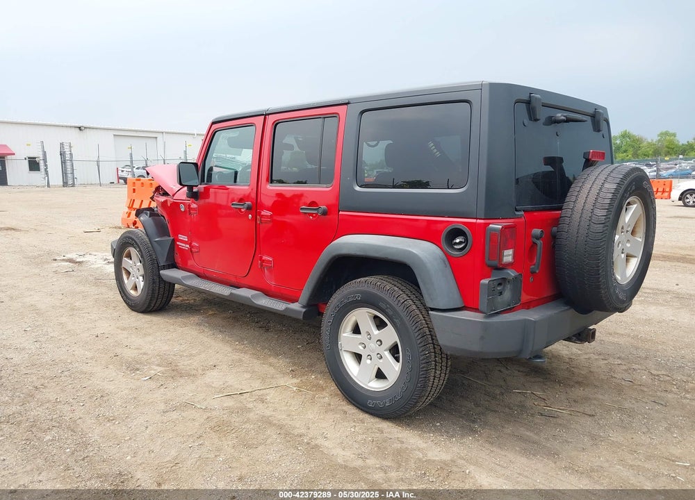 2011 JEEP WRANGLER UNLIMITED SPORT VIN: 1J4BA3H11BL580407