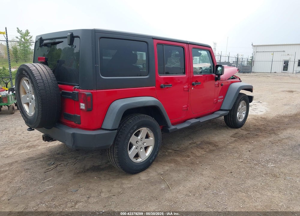 2011 JEEP WRANGLER UNLIMITED SPORT VIN: 1J4BA3H11BL580407