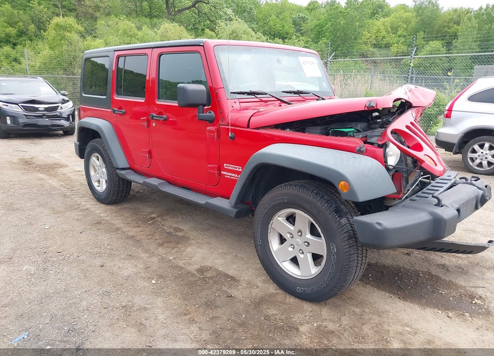 2011 JEEP WRANGLER UNLIMITED SPORT VIN: 1J4BA3H11BL580407