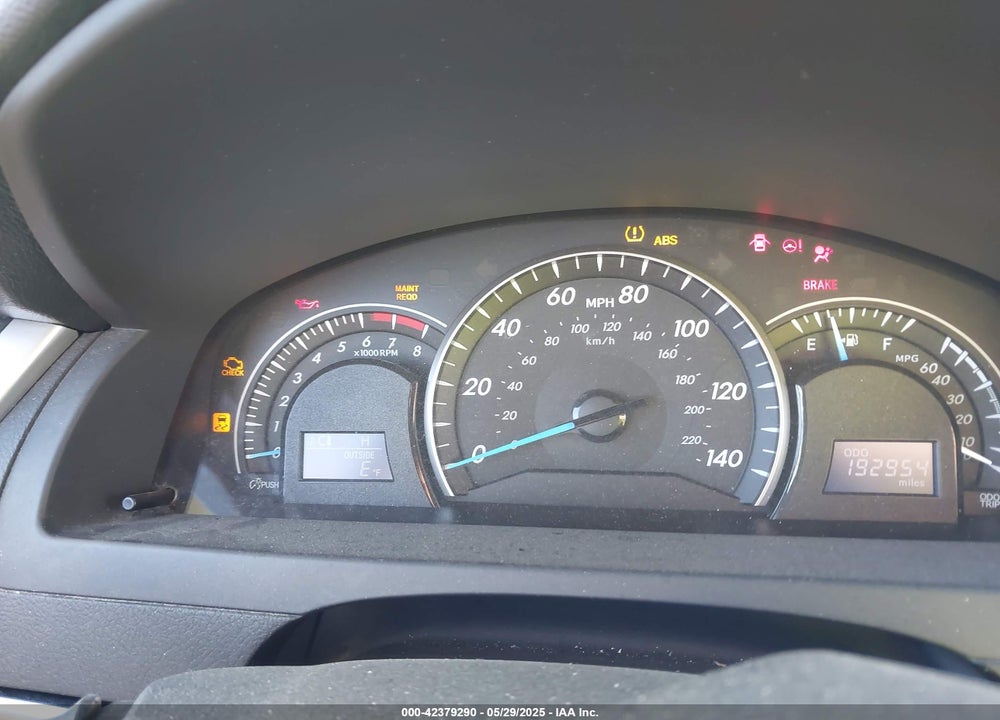 2012 TOYOTA CAMRY VIN: 4T4BF1FK7CR189461
