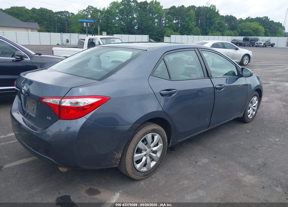 2014 TOYOTA COROLLA VIN: 2T1BURHE2EC052325