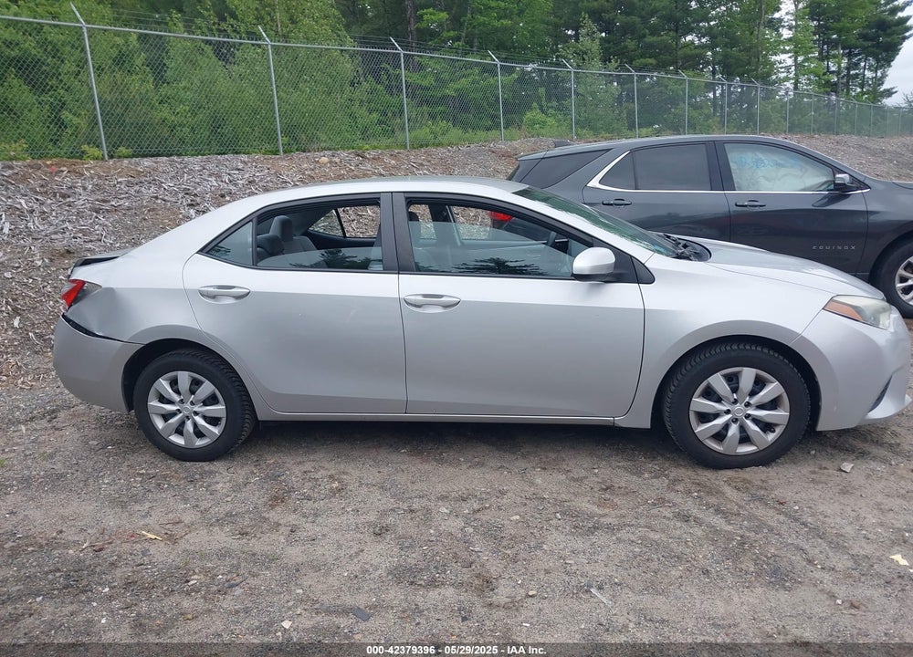 2014 TOYOTA COROLLA LE VIN: 5YFBURHE7EP160925