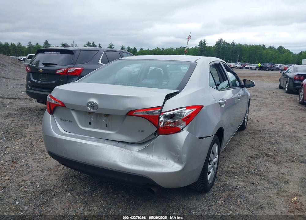 2014 TOYOTA COROLLA LE VIN: 5YFBURHE7EP160925