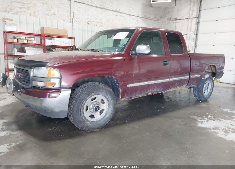 2000 GMC SIERRA 1500 SLE VIN: 2GTEK19T5Y1251714