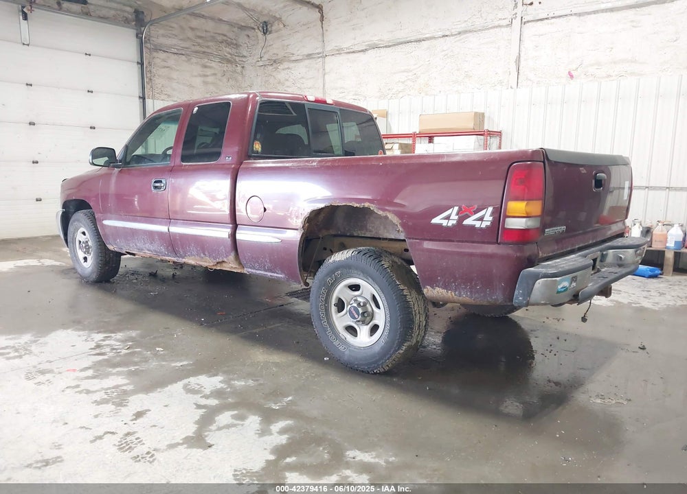 2000 GMC SIERRA 1500 SLE VIN: 2GTEK19T5Y1251714