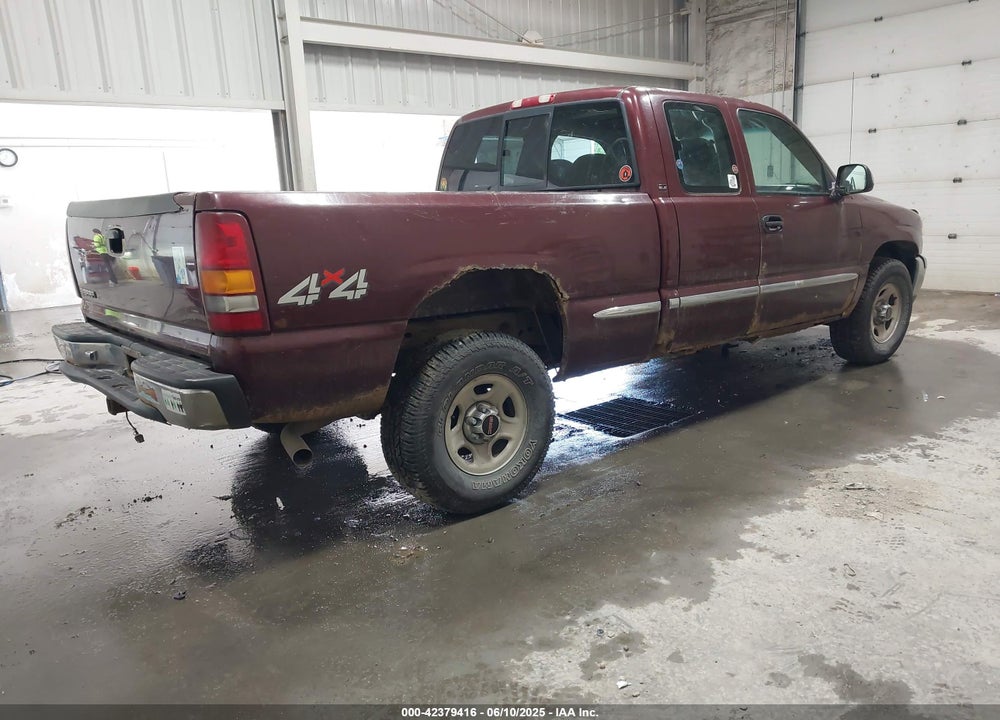 2000 GMC SIERRA 1500 SLE VIN: 2GTEK19T5Y1251714