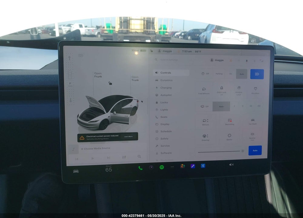 2025 TESLA MODEL 3 LONG RANGE REAR-WHEEL DRIVE VIN: 5YJ3E1EA7SF984435