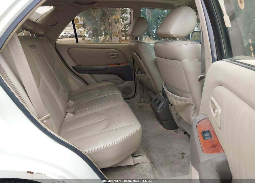 2000 LEXUS RX 300 VIN: JT6HF10U6Y0162955